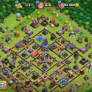 🔥TH 18 ALMOST MAX🔥XP 223-HERO MAX 105-105-7-80-55-[ 3 EPIC EQUIPMENT MAX RS 26-NC YES-HIGH WALLS-BEST DEAL - Image 1