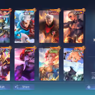M350|LVL124|132HEROES|486SKIN|MEGACOLLECTORII|4LEGEND|2EXORCISTS|4KOF|4ASPIRANTS|211.11|5COLLECTOR|MYTHICALHONORS40 - Image 1