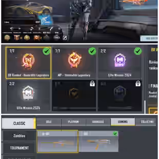 Super OP Stats - 3 Mythic 🔴 Elite Mission - 2024-25 💫 2/2 Event Badge - 17x MP Legend - 16x BR Legend - 12 Legend - Image 1