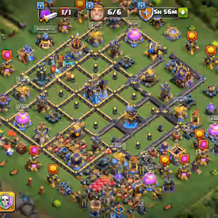 GEM-39000! ALL MAX HEROES! TH18 ALMOST MAX! 27K CUPS LEGEND! HERO 105-105-95-80-10! XP-262 WAR STAR-4200! LEGEND PROFILE - Image 1