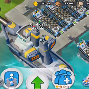  Lv58 - HQ22 - VP 795 - POWER 971 | Sculptor Lv8 (10/10) | Submarine lv4 - 8 GUNBOAT 22| Troop damage +32 - Troop - Image 2