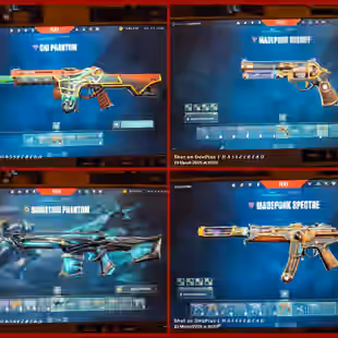 RANK - GOLD| REGION Asian | AGENTS - 16 | SKINS - 22 - Image 2