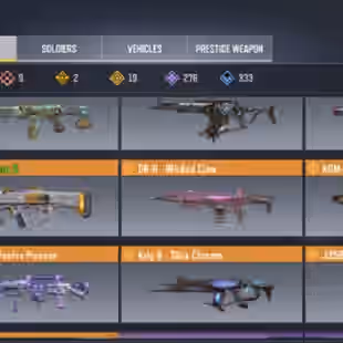 MYTHIC COLLECTION 642 GUN | 117 SOLDIERS | 171 VEHICLES [] 2 PRESTIGE WEAPON - Image 1