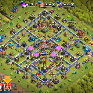 💖[RARE.....] TH 14✅ [ SEMI MAXED........] !! COOL....HEROS-34-48-40-18-12 !! HERO SKIN !! FULL SAFE ACC !! - Image 1