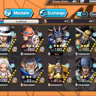 BR582-IOS+Android-Kaido Full Boost+7 Ex(Garp+Kuzan+Yamato Ace+Snake+Lucci+Roger v2)+Good Medal+Support 160+Robin Max - Image 1