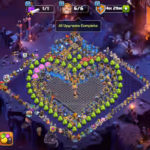 💜FULL MAX💜[TH18] NOTHING LEFT || ALL EPIC EQUIPMENT MAX || RARE COSMIC FULL SET || 5983 WAR STAR || 6x MAP | FULL ORES - Image 1