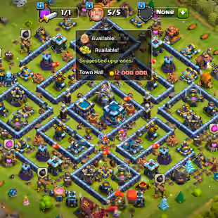 BEST OFFER | TH 13 MAX OUT | 12 EPIC E.Q [GG MAX] [SB MAX] [FB MAX] [EB 16] [FA 15] | HEROES:75-75-50-50-25 | NC YES   - Image 1