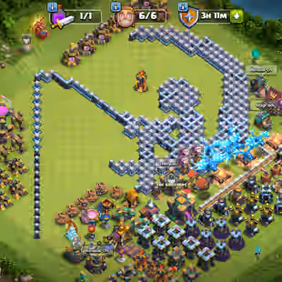 🔥[Limited Deal]Epic Th14💎Heros Lvl 71-74-43-41-24 | Free Nc | 1700 Cwl Medals | Instant Delivery | - Image 1