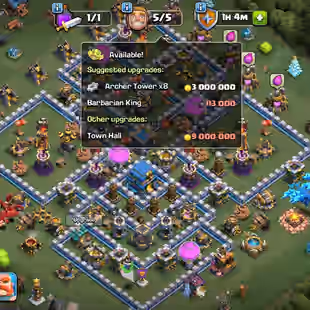 MAX🔥 TYPE TH-12🔥 [10EPIC-F.BALL MAX-D.CROWN-S.BALL] | HERO-63-65-40-40 | GOOD SKINS | RENAME FREE | LOW PRICE - Image 1