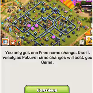🔥13 Epic Equipment Max🔥Th13 Full Maxed||Voilet Half Time Warden Skin||Loaded Magic Items||Free Nc||Decorated Statue - Image 1