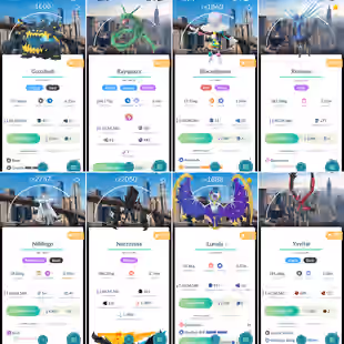 RAREST🔥LUNALA NEWYORK BG 💎 68 PREMIUM PASSES - 38 SHINY LEG -  500 LEGENDARY - LEVEL 70 - 421 SHINY - 30 GMAX  - Image 1