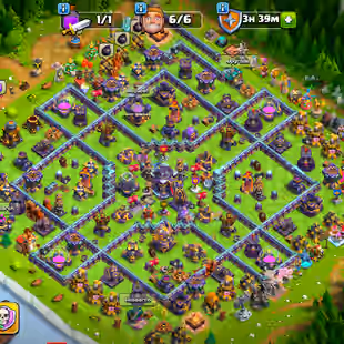 👉BEST OFFER TH 15👈 | 10X EPIC 20 LVL PLUS | HEROES: 84-90-62-62-40-6 | WALL DEFENCE MAX | BB ALMOST MAX | MAGIC ITEMS  - Image 1
