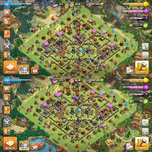 🔥TH-17 ALMOST MAX🔥XP-201! 8X EPIC EQUIPMENTS! MAX WALLS! HEROES:-76-92-60-54-30-10! 10X PETS! FAST DELIVERY - Image 1
