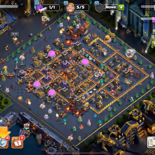 RARE 3x 2012 XMAS TREE - RED GIFTS - TOWNHALL 10 - 40-40-20 HERO - 2200 GEMS - AVAILABLE - GOOD DECORATION  - Image 1