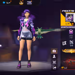 X132|Lvl 40|17 CHARACTER|14 BUNDLE SET(3 MYTHIC)|18 VEHICLE|47 WEAPON(5 EVO+8 MYTHIC)|MEGALODON SCAR LVL 2| CYCLONE PARA - Image 1