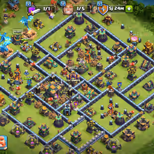 TH 14 || MAX DEFENSE || CHANGE NAME FREE || NICE TROOPS || DONATION || CHEAPEST || HERO MEDIUM || GUARANTED -- SAFE ACC - Image 1