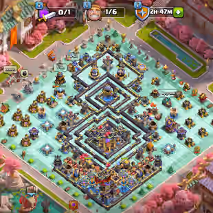 🔥STACKED TH 18 99 PERCENT MAX🔥51000 GEMS-XP 280-BASE MAX-11 EPIC EQUIPMENT MAX-RARE LEGENDARY SKINS-7 BOOK OF EVRYTHIG - Image 1