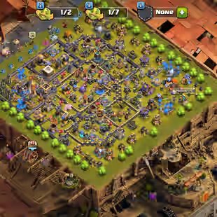 Th18 Almost Max [7k-Gems-1600-Cwl Medel] | [6-Hero Max] | 16-Epic Almost Max | [4100-War Satr] | Defence Wall Max | XP-2 - Image 1