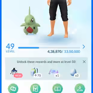 [DG-15] LEVEL 49 MYSTIC💎2016-ACCT💎52-LEGENDARY | 36-SHINY | 80-LUCKY | 1205-ITEMS | 202-POKE COINS | 611-POKEMONS |  - Image 1