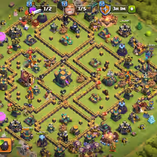 🔥TH 14 MAX🔥BK 83 AQ 85 MP 46 GW 60 RC 30|| SB 20 GG 20 FB 20 EB 17 RS 17 DC 17 FA 14 || GOOD BUILDER BASE || 9 HERO S - Image 1