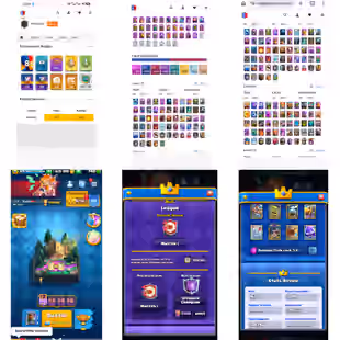 🔥XP-69🔥KT-15! 60X CARDS ELITES! 114X LVL-14! EVO-32! 209 EMOTES INC GOBLIN TROPHY KISSING PEKKA BALOON RAM CREWING - Image 1