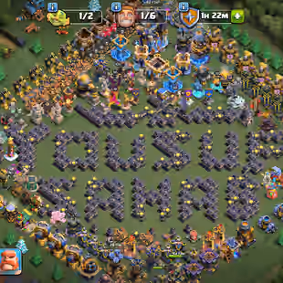 Th18 Almost Max [6k-Gems-800-Cwl Medel] | [6-Hero Max] | 16-Epic Almost Max | [4000-War Satr] | Defence Wall Max | XP-25 - Image 1