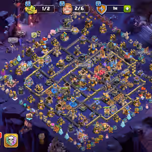 RR💥TH 18 [ HIGH DEFENCE ]💥5X HERO MAX 105/105/95/80/55/17 | 7 EPIC ALMOST MAX | COSMIC SCENERY | NC-YES HELPER HUT 4/4 - Image 1