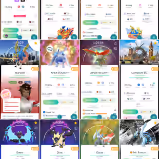 🔥APEX LUGIA APEX Ho-Oh💎 SHINY LONDON BG RAYQUAZA [] LEVEL 72 [] 805 SHINY [] 735 LEGENDARY [] SHUNDO CROWNED ZACIAN BG - Image 1