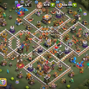 🔥[Limited Deal]Epic Max Th11💎Heros Lvl 50-50-30-20 | Free Nc | 500 Cwl Medals | Instant Delivery  | - Image 1