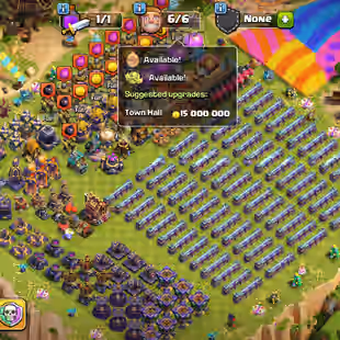 Th15 Full Maxed Nothing Left [1000-Cwl Medel] | [16-Epic Almost Max] | Xp-198 | NC-Yes | BEST-DEAL  - Image 1
