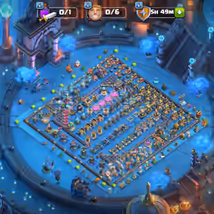 💜FULLY MAXED💜[TH18] 6 HERO MAX || CRAFT STATION MAX || 41/41 EQUIPMENT MAX || JUST TEM DEF LEFT || 70 PERCNT OFF SHOP  - Image 1