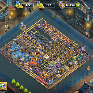 💜MOST RAREST 41/41 EQUIPMENT MAX💜[TH18] 4X LEAGUE SKINS AND WAR ARENA SCENERY || ALL HELPER MAX || ALMOST MAX PROFILE  - Image 1