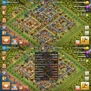 🔥24.5K GEMS-WAR ARENA-LEAGUE RC🔥TH-16 ALMOST MAX! XP-218! 8X EPIC EQUIP! HEROES:-84-85-53-38-41-4! MAXED DEFENSE!  - Image 1