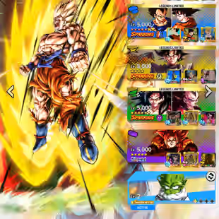 D936-IOS+Android-688 Millions Power+8 UL(SS Goku+Goku Uis+SS2 Gohan+SS4 Gogeta+S Gogeta)+64 Legends+Good Equipment - Image 1