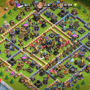 ♓Best Offer♓Th 17 Almost Max | Hero 95/100/73/75/50/10 | 12 Epic Equipment 5 Epic Lv-20 | Nc-Yes Xp-223 Builder Base Max - Image 1