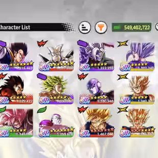 B154-IOS+Android-Vip Acc-Meta-12 ULTRA+2 LR(Vegito+Piccolo)+65 Legends+Vip Equi+Good Zenkai+549 Millions Power+Good Team - Image 1