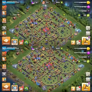 🔥TH-18 NEAR MAX🔥LEGEND LEAGUE! XP-262! ALMOST MAX BLACKSMITH! HEROES:-104-106-92-81-55-18! CLOSE MAX TROOPS! BEST DEAL - Image 1