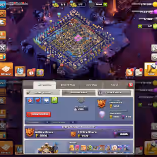 TH18 RAREST ACCOUNT 🌟 TOP RANK 32 AND 648 🌟 FULLY DECORATED BASE || 37 EQUIPMENTS MAX || 59 SKINS | 15x MAPS | INSTANT - Image 1