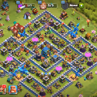 TH12 FULL MAX || FULL MAX BUILDER BASE || CWL MEDAIL 224 || STACKED MAGIC ITEMS || OP ACCOUNT || INSTANT DELIVERY  - Image 1