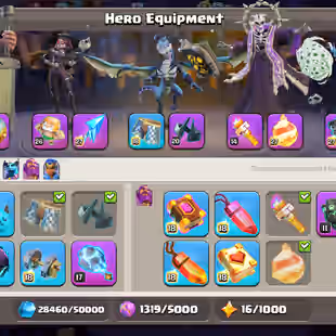 !!TH17 MAXED!! 30X SKINS/2X SET/272-XP!! GG-MX!SB-MX!FA-MX!AF-MX!FB-MX!EB-MX!! HERO-100-100-90-75-50!! 6X SCENRY/900-MDL - Image 9