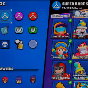 🌟201 SKINS🌟72.400 TROPHY | 93 BRAWLERS | 25 MAX | 14 HYPERCHARGED | INSTANT DELIVERY | FULL ACCESS - Image 33