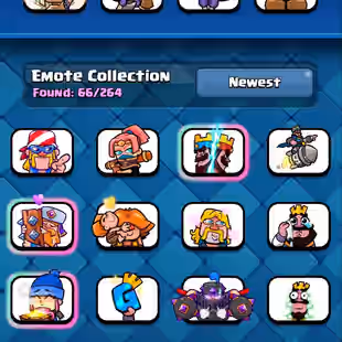 🔥KT14 XP52🔥 | 28 MAX 3 ELITE | 10 EVOLOTIONS | 10295 TROPHY | 66 EMOTES | 155 GEMS | 3 TOWER SKIN | INSTANT DELIVERY - Image 2