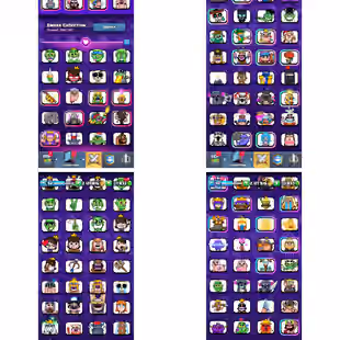 Peru Local | Lvl-62 | 119-Card Max | 35-Elite | 26-Evo | [194-Emote] | 90000 Trophy | 35-Tower Skin | Name Chang Free - Image 2