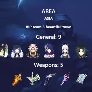 R296-ASIA-AR55-Nahida-Tighari-Yelan-Arataki-Raiden-Ayaka-Xiao-Qiqi-Diluc-Weapon: 5 - Image 2