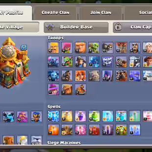 ❗[ TH-16 NEAR MAX - LEAGUE WARDEN ]❗S.B [MAX] - FB [26] - EB [23] - AF [20] - 12X EPIC | HEROS: 90-88-69-70-45 || BH MAX - Image 3