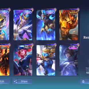 289 SKINS 1 LEGEND 1 ASPIRANT  1 COLLECTOR ALL EMBELEM MAX CHEAP - Image 4
