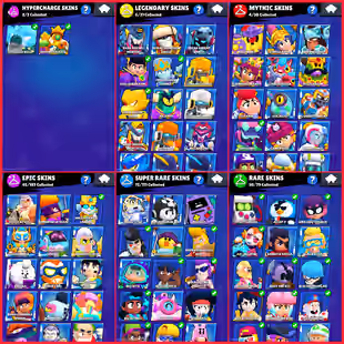 💎TROPHIES 72582 💎 RARE FANGAURD [] BRAWLERS  87 [] MAX BR  40 [] HYPER  24 [] SKINS  179 - Image 7