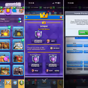 RAREST EMOTE CRL 💎 48 MAX CARD 💎 26 ELITE - 15 EVO - ULTIMATE CHAMPION ARENA 23 - 71 EMOTES - XP 60 - 3K GEM - 12 SKIN - Image 2