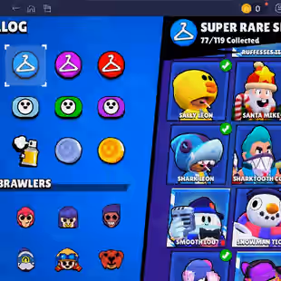 🌟 220 SKINS🌟74.950 TROPHY | 95 BRAWLERS | 22 HYPERCHARGED | 31 MAXED BRAWLERS | CHAINSAW BUSTER | LOADED RICO | CORSA - Image 35