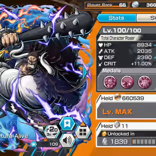 BR610-IOS-Android-Hyber 50-5 Ex(Gear 5 v2-Kizaru-Garp-Roger v2-Kaido-Akainu-Shank v4-Shank v3-Shank-Yamato)-Vip Medal - Image 22